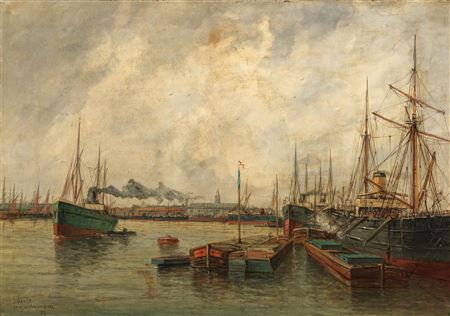 A View of the Harbour of Le Havre