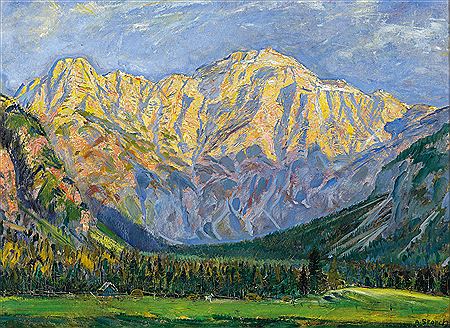 Der Hausberg am Almsee im Abendlicht by Anton Storch - Auction record, sale price, and art valuation. Compare with similar artists and explore comparable artworks.