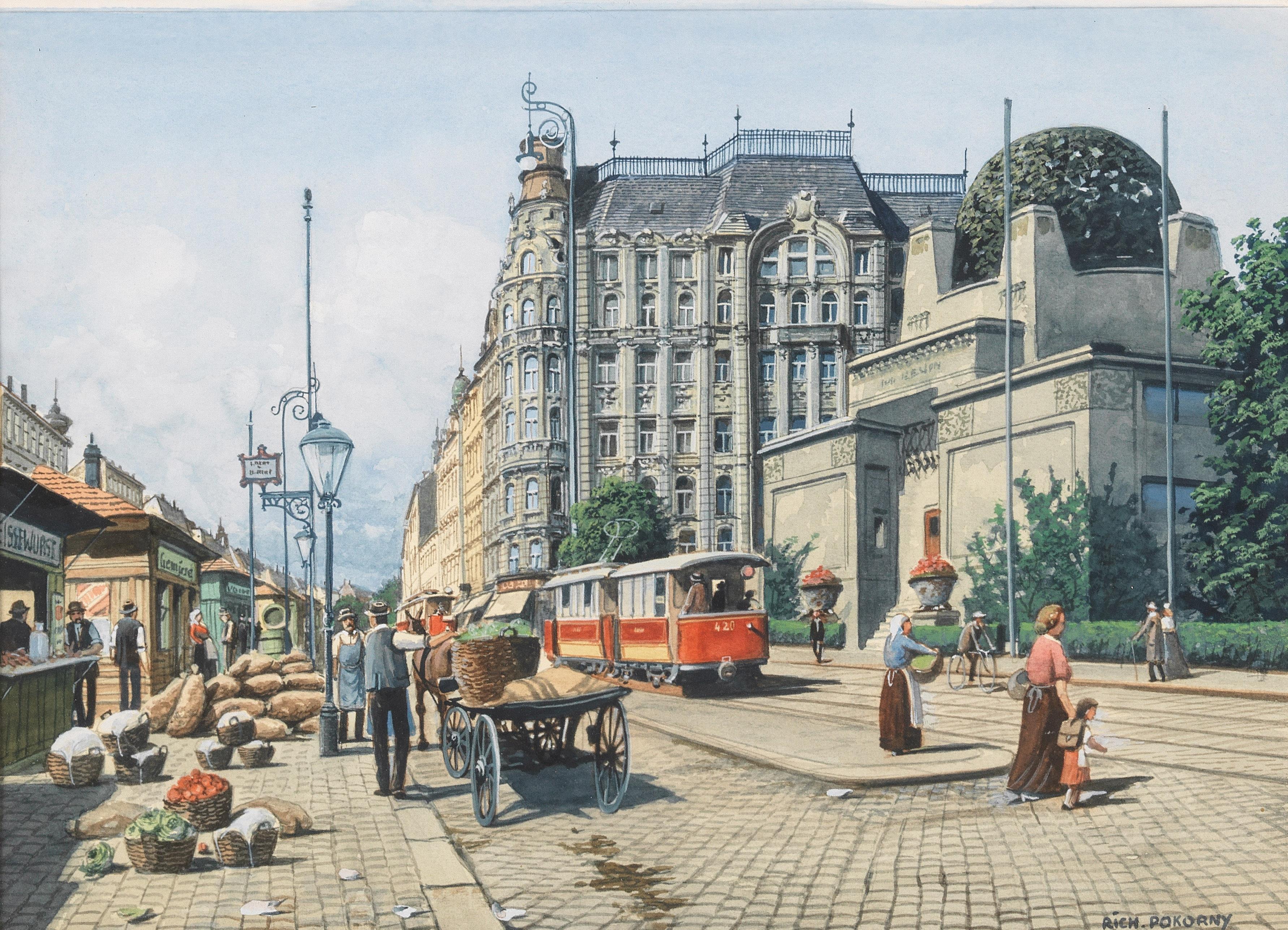 Linke Wienzeile, Naschmarkt and Secession