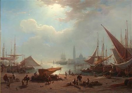 Venice, a View of San Giorgio Maggiore from the Piazzetta by Ludwig Mecklenburg - Auction record, sale price, and art valuation. Compare with similar artists and explore comparable artworks.