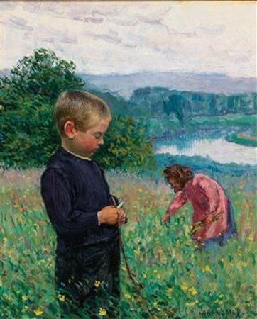 Siblings in the Flowery Meadows