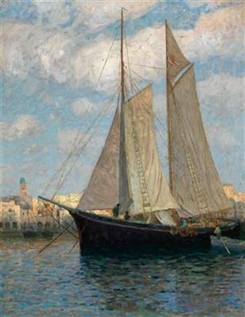 Ships in the Harbour of Chioggia