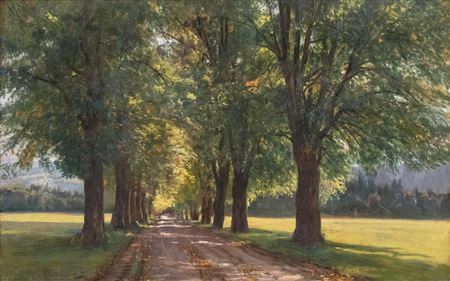 Hellbrunner Allee by Franz Hinterholzer - Auction record, sale price, and art valuation. Compare with similar artists and explore comparable artworks.
