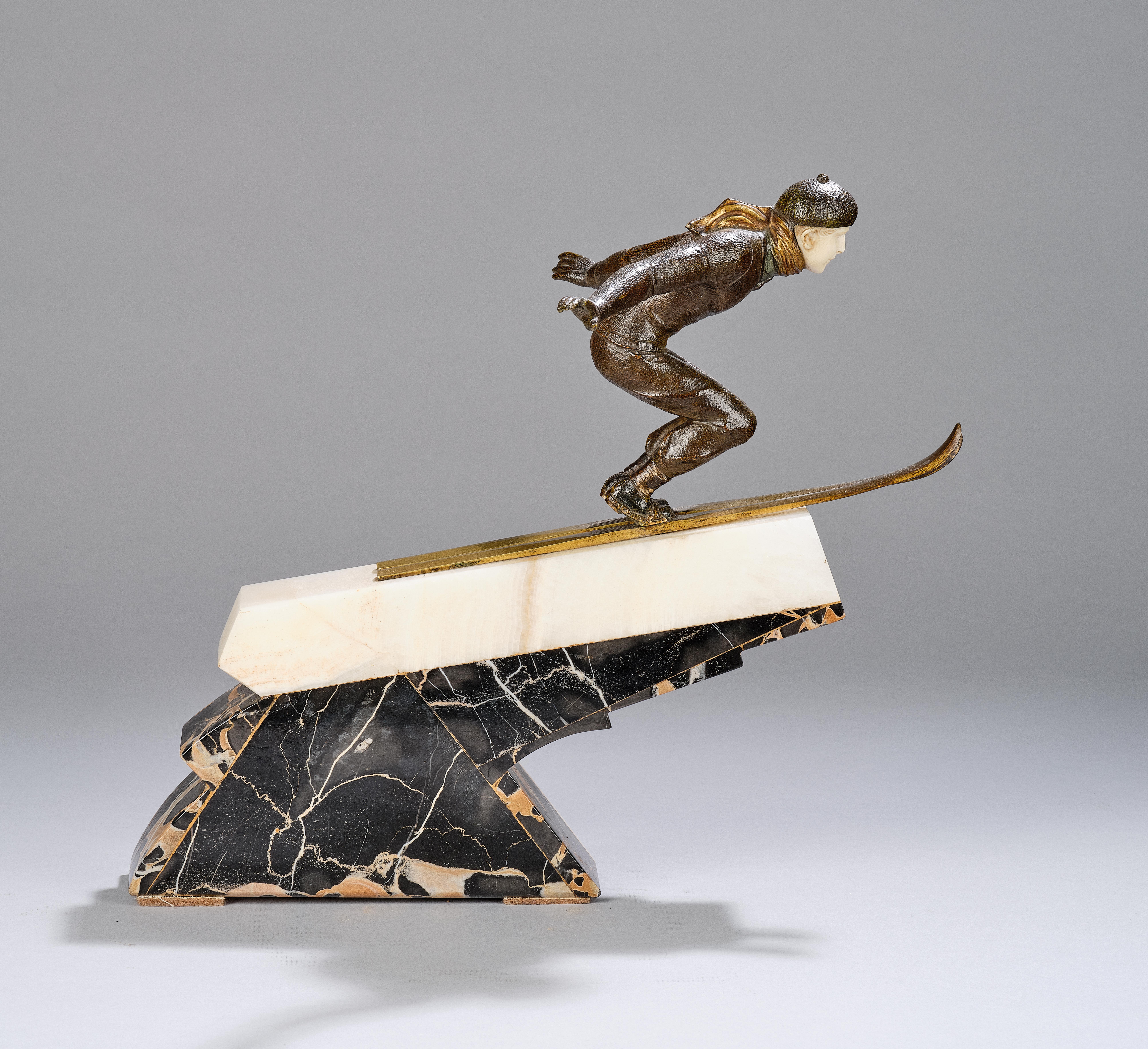 Ski jumper by Jean Jacquemin - Auction record, sale price, and art valuation. Compare with similar artists and explore comparable artworks.