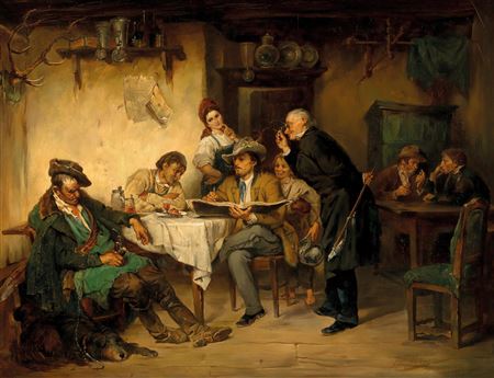 A Painter in a Tavern by Friedrich Von Keller - Auction record, sale price, and art valuation. Compare with similar artists and explore comparable artworks.