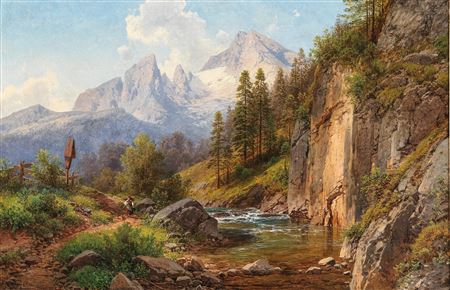 Blick auf den Watzmann