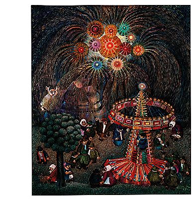 Feuerwerk im Prater by Gottfried Kumpf - Auction record, sale price, and art valuation. Compare with similar artists and explore comparable artworks.