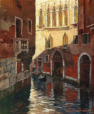 Eine Gondelfahrt durch Venedig by Eduard Freiherr Handel- Mazetti - Auction record, sale price, and art valuation. Compare with similar artists and explore comparable artworks.