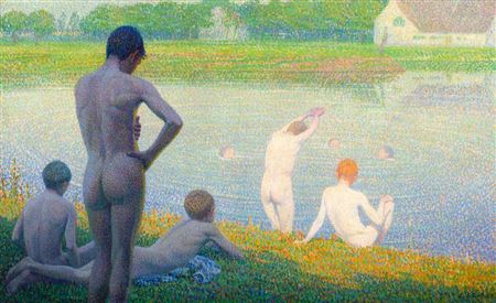 Pleasures of water near the Ferme du Temple (1918)