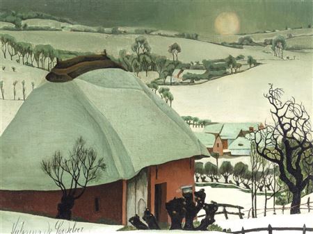 Old barn (1922) by Valerius De Saedeleer - Auction record, sale price, and art valuation. Compare with similar artists and explore comparable artworks.