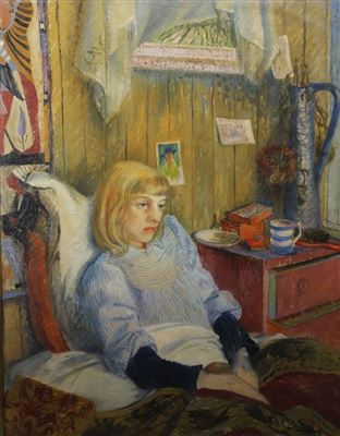 THE FRAIL STUDENT by Alicia Louise Boyle - Auction record, sale price, and art valuation. Compare with similar artists and explore comparable artworks.