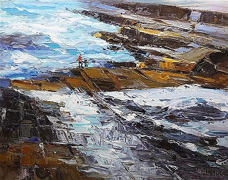 FIGURES BY THE WATERS EDGE