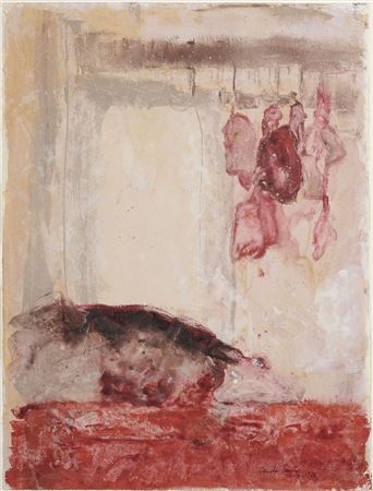 THE SLAUGHTERED COW, TEN MINUTES DEAD