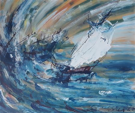 VOILIERS DANS LA VAGUE by Emilio Torres - Auction record, sale price, and art valuation. Compare with similar artists and explore comparable artworks.