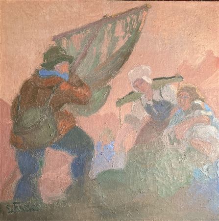 RETOUR DU PÊCHEUR by Vincent Gil Franco - Auction record, sale price, and art valuation. Compare with similar artists and explore comparable artworks.