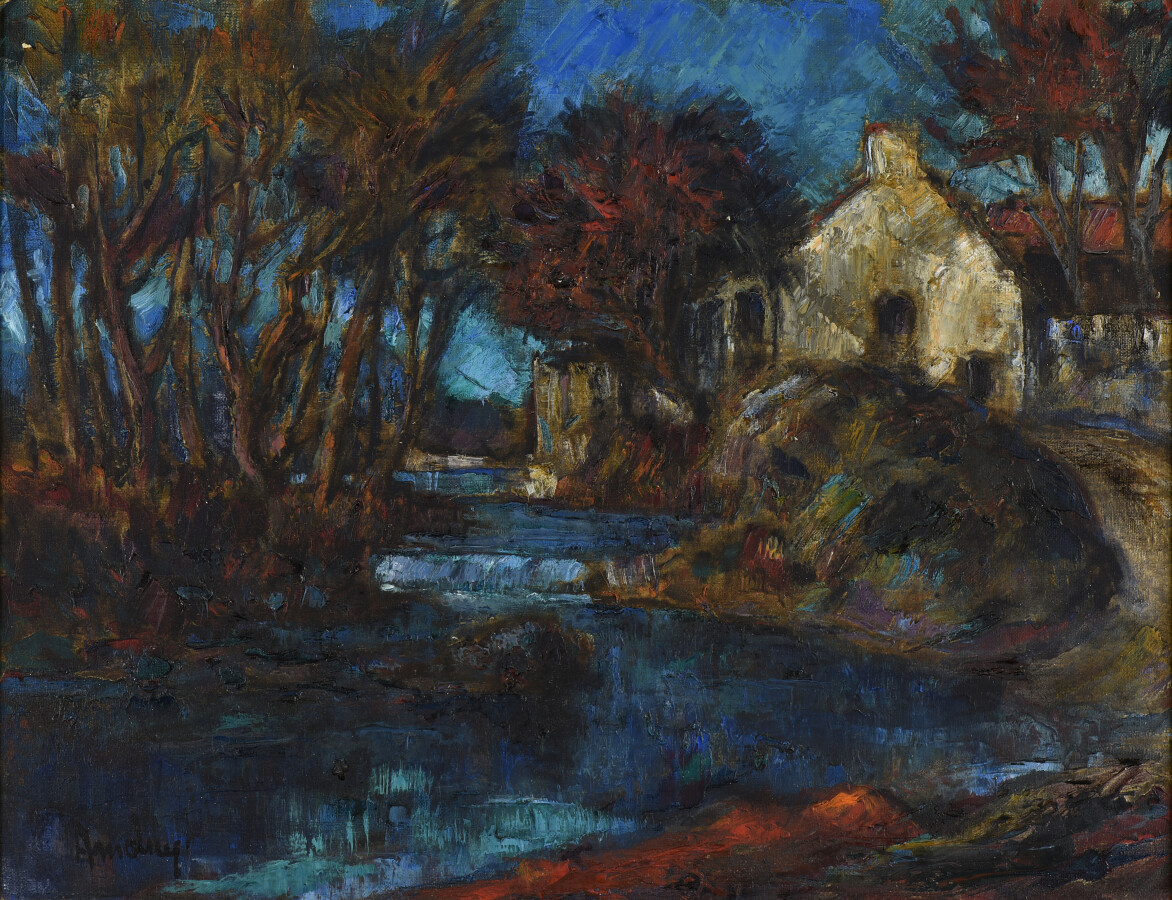 Paysage à la rivière