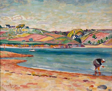 Bretagne, les bords de la Laïta by Adolphe Marie Beaufrere - Auction record, sale price, and art valuation. Compare with similar artists and explore comparable artworks.