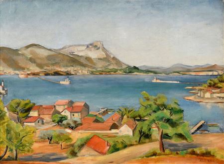 Sample artwork by Alice (L) Kohn (1902 - 1990), known for portrait painting, acting and set design - View similar artists and auction records