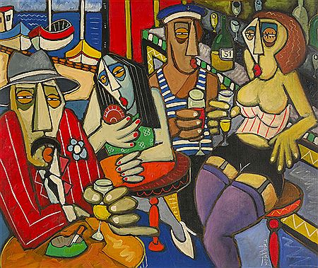 Sample artwork by Thierry Miramon (1965 - 2019), known for painting - View similar artists and auction records