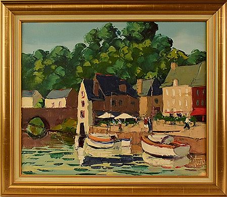 "Port animated in Dinan"
