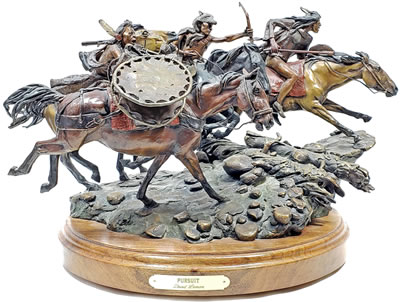 'Pursuit' by David Lemon - Auction record, sale price, and art valuation. Compare with similar artists and explore comparable artworks.
