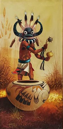 Untitled by Robert Yellowhair Sr - Auction record, sale price, and art valuation. Compare with similar artists and explore comparable artworks.