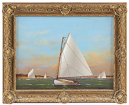"Wooden Sailboat".