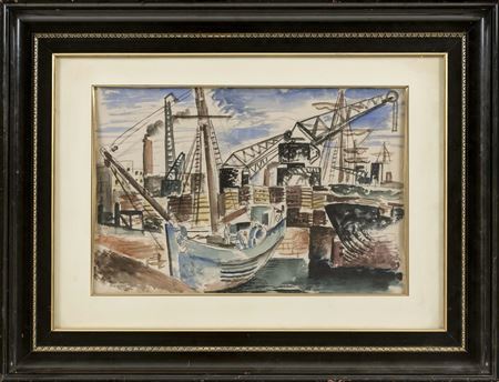 "Vue Du Port De Brest"