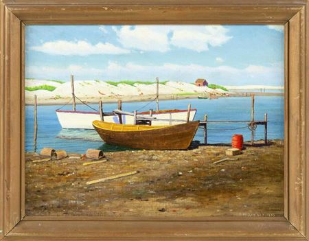 Shore view, likely Menemsha, Martha's Vineyard, Massachusetts