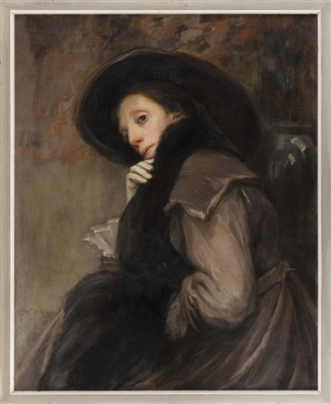 Dramatic portrait of a woman.