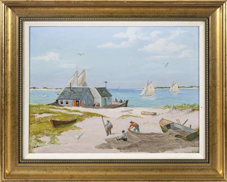 Sample artwork by Vernon Herbert Coleman (1898 - 1978), known for seascape painting, illustrations, design, art education - View similar artists and auction records