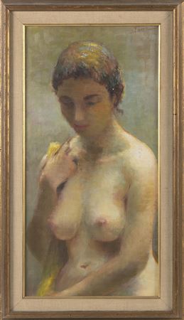 Seated nude. by Ilona Smithkin - Auction record, sale price, and art valuation. Compare with similar artists and explore comparable artworks.