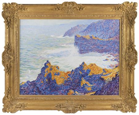 "Volcanic Cliffs, Azores, 1913".