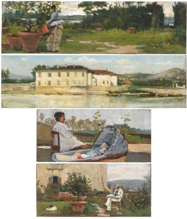 Four tablets from the "Tommasi Casket", (1884)