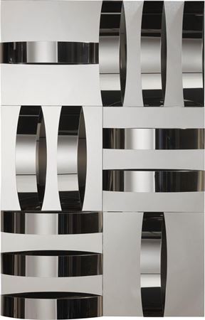 Interrelation with curved elements "Specular relief with single elements