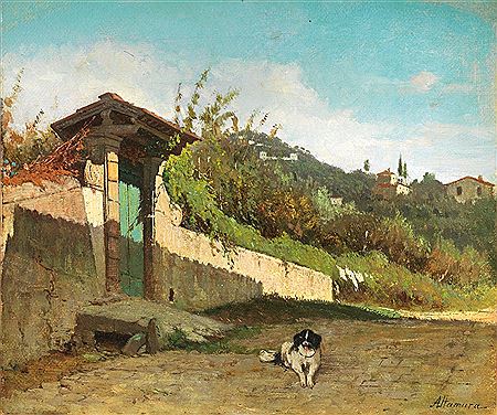PORTICO OF A TUSCAN VILLA by Saverio Francesco Altamura - Auction record, sale price, and art valuation. Compare with similar artists and explore comparable artworks.