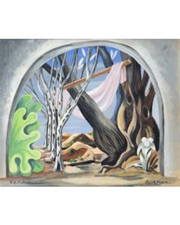 Sample artwork by Siegfried Burmann (1890 - 1978), known for set design, choreography, film and theater direction - View similar artists and auction records
