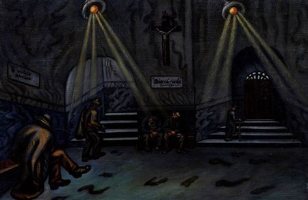 Mendicomio, or Hospital of Santa Galla , 1945