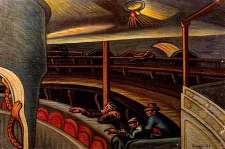 Upper gallery of the theater