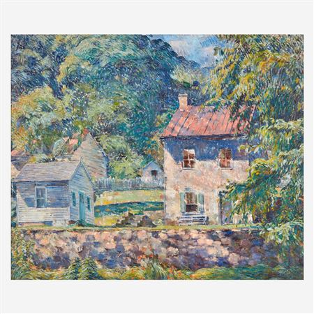 Untitled (House and Outbuildings in Sunlight)
