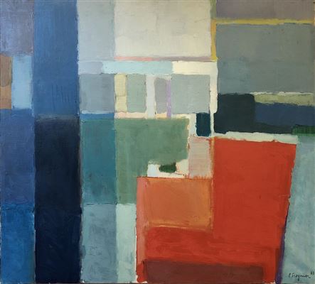 "Composition" (1963) by Paul Frognier - Auction record, sale price, and art valuation. Compare with similar artists and explore comparable artworks.
