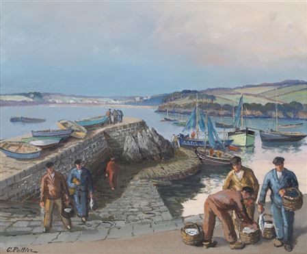 Vue de port en Bretagne