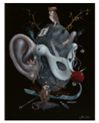 Hear No Evil, See No Evil, Speak No Evil (tryptich)