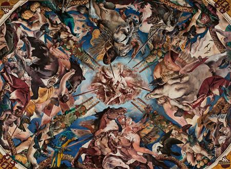 Untitled (Ceiling Painting) by Gerti Bierenbroodspot - Auction record, sale price, and art valuation. Compare with similar artists and explore comparable artworks.