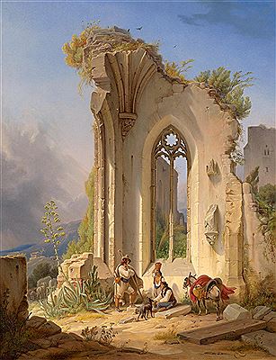 Klosterruine in der Campagna von Valencia by Wilhelm Gail - Auction record, sale price, and art valuation. Compare with similar artists and explore comparable artworks.