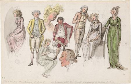 A group of Berlin theater actors in elegant clothes by Ludwig Buchhorn - Auction record, sale price, and art valuation. Compare with similar artists and explore comparable artworks.