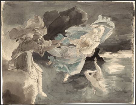 A warrior hit by an arrow is caught by two naiads by Ferdinand Fellner - Auction record, sale price, and art valuation. Compare with similar artists and explore comparable artworks.