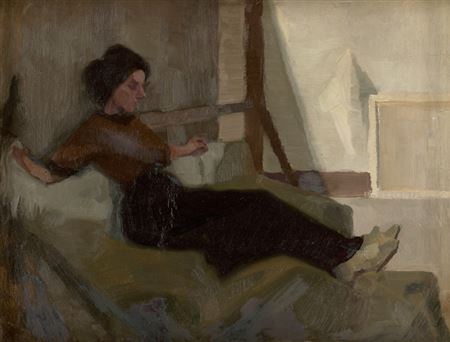 Ruhende Frau