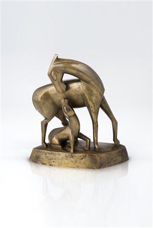 Stute und Fohlen by Emy Roeder - Auction record, sale price, and art valuation. Compare with similar artists and explore comparable artworks.