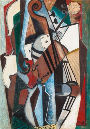 Composition cubiste by Petroff - Auction record, sale price, and art valuation. Compare with similar artists and explore comparable artworks.